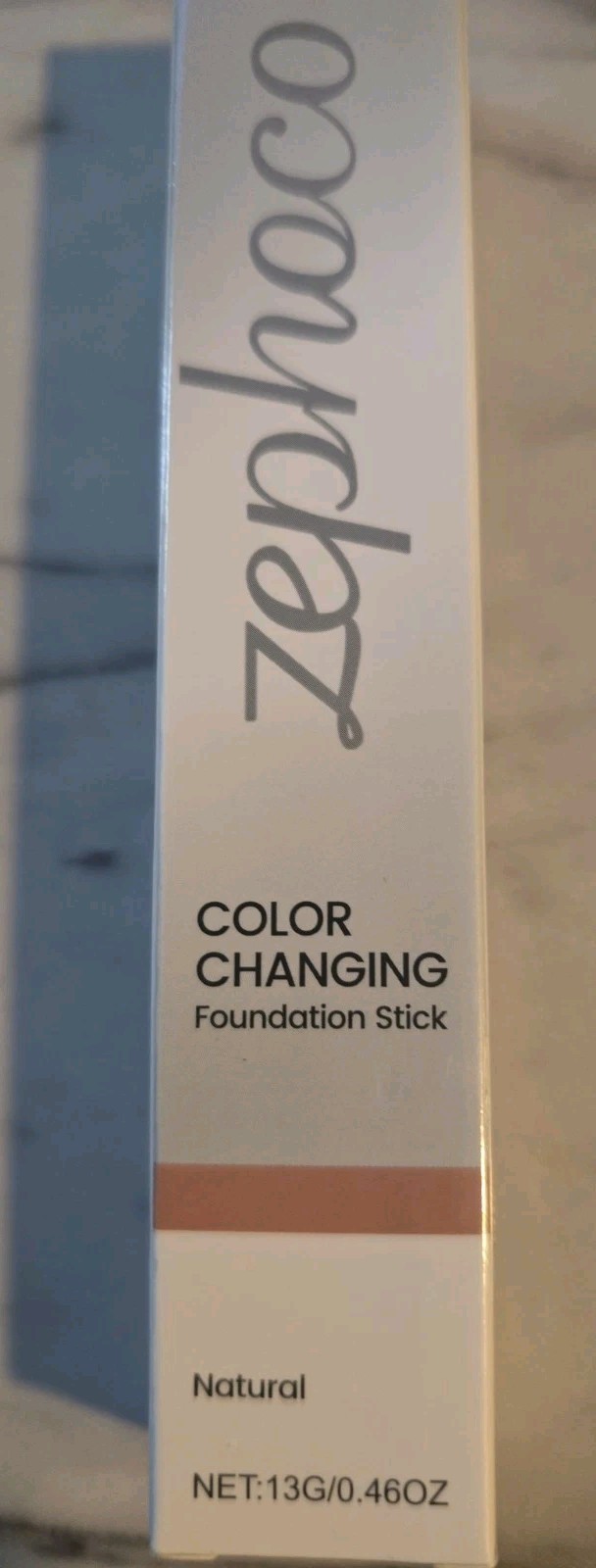 Zephoco Color Changing Foundation Stick Natural Color New In Sealed Box