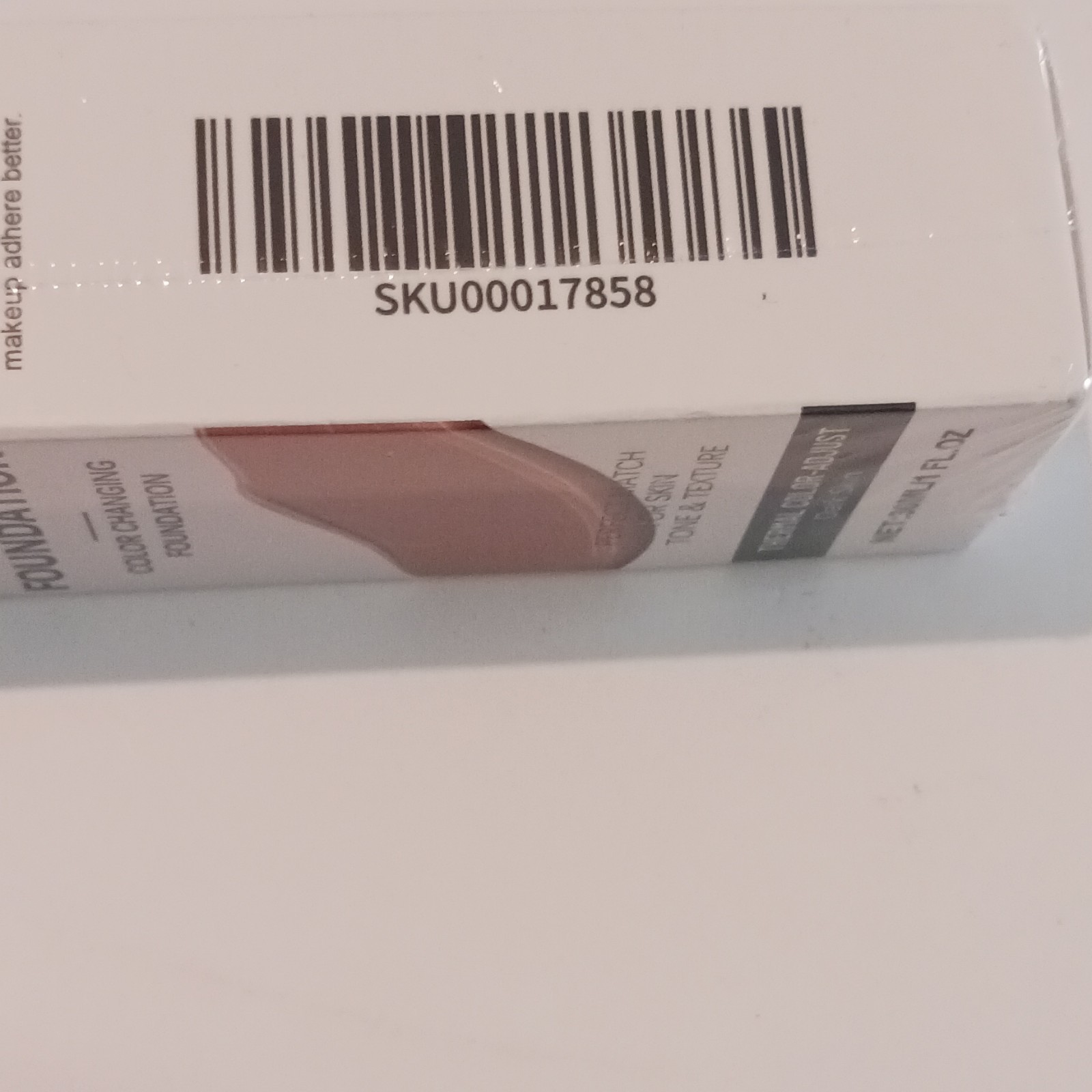 Zephoco Luxe Color Changing Liquid Foundation Thermal Color-Adjust Dark 1 fl oz