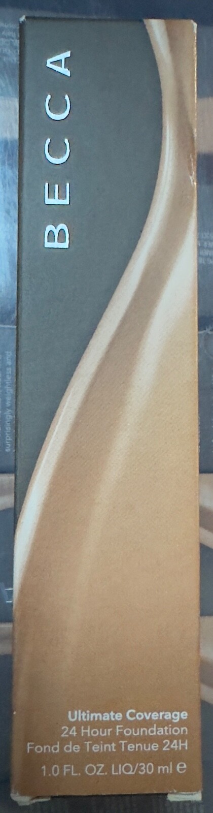 BECCA Ultimate Coverage 24 Hour Foundation BNIB 1oz in KHAKI- BNIB