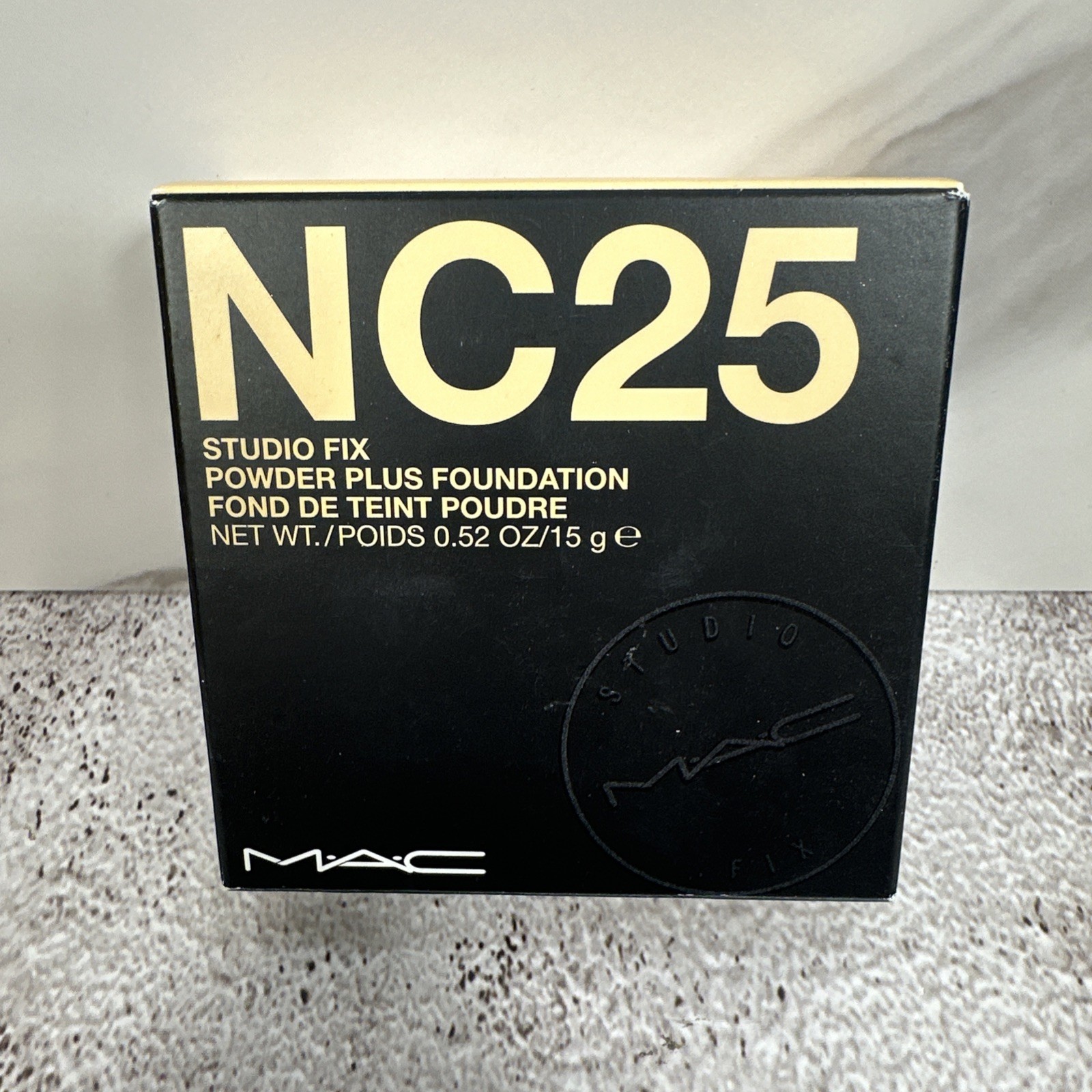 Mac Studio Fix Powder Plus Foundation NC25 – Full Size 0.52 Oz. / 15 g New