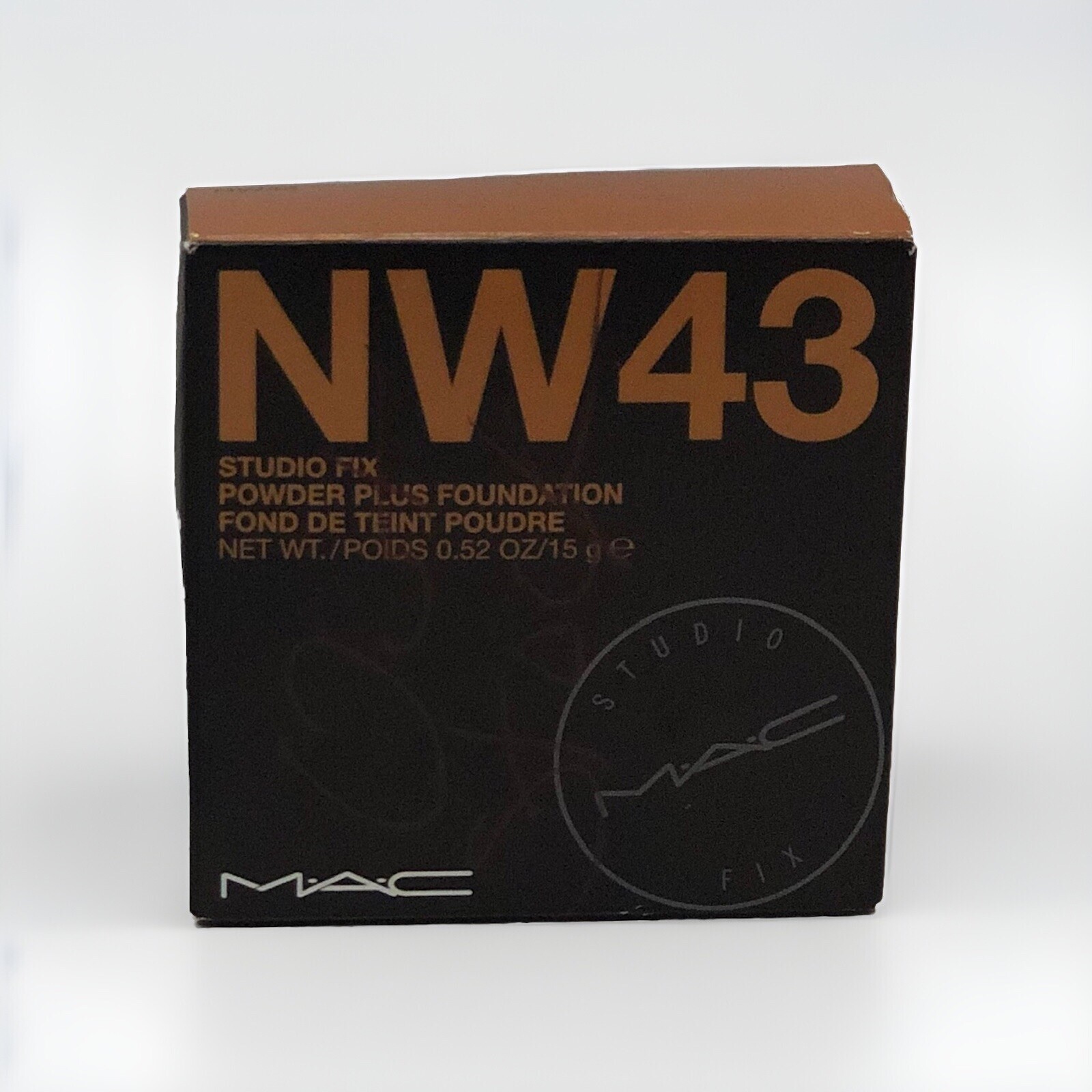 MAC Studio Fix Powder Plus Foundation NW43 Shade 0.52/15g Authentic