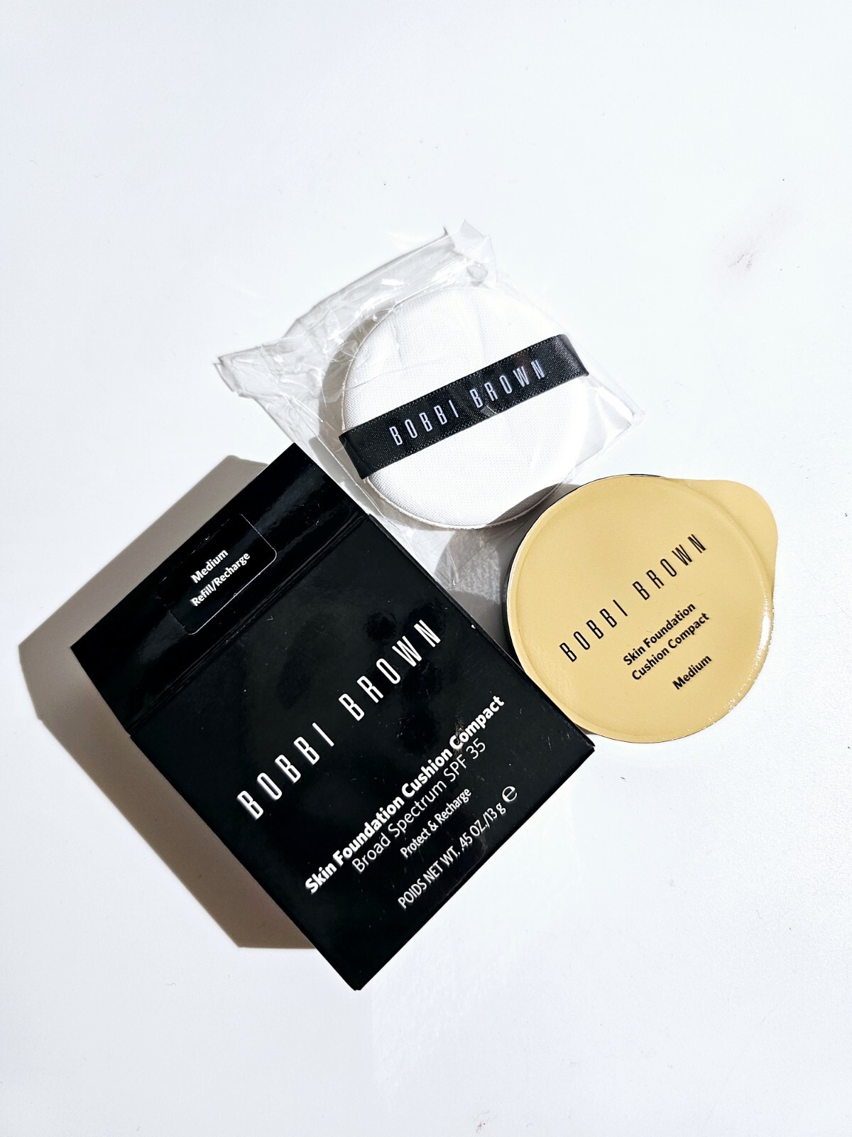 Bobbi Brown skin foundation cushion compact Medium Refill New