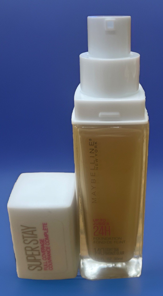 Maybelline Superstay Active Wear 24HR Foundation 140 Light Tan Read!
