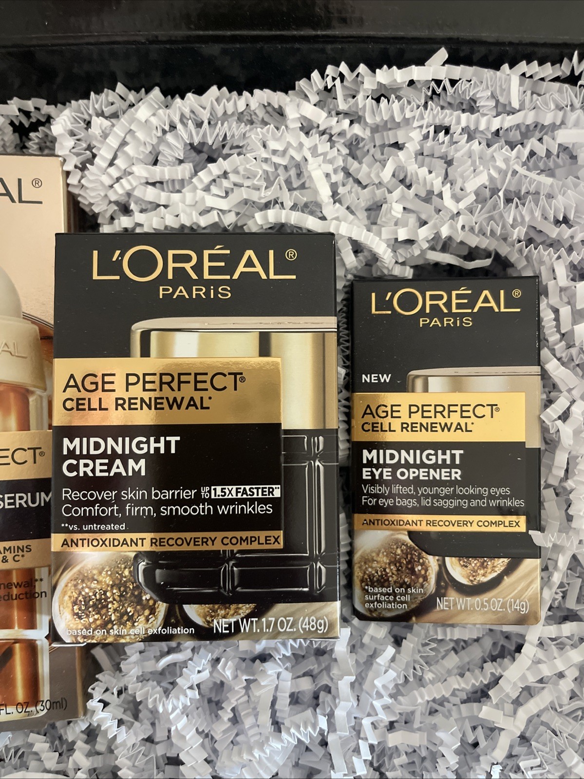 l’oréal age perfect Cell Renewal Midnight Cream / Eye Opener & Age Define Serum