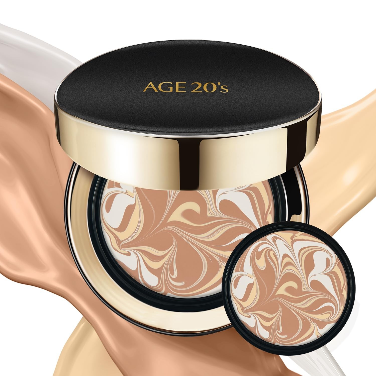 Korean Cushion Foundation SPF 50+ 2-Pack Medium Beige
