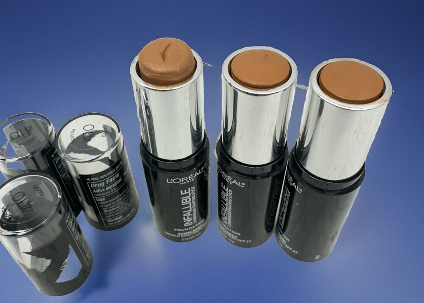 Loreal Infallible Shaping Stick Foundation 410 Cocoa – Unsealed Read ~ 3 PCs