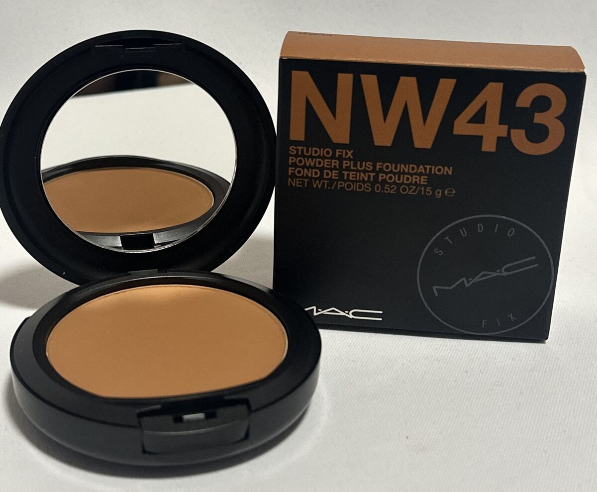 MAC Studio Fix Powder Plus Foundation Shade NW43 Full Size 15g New In Box