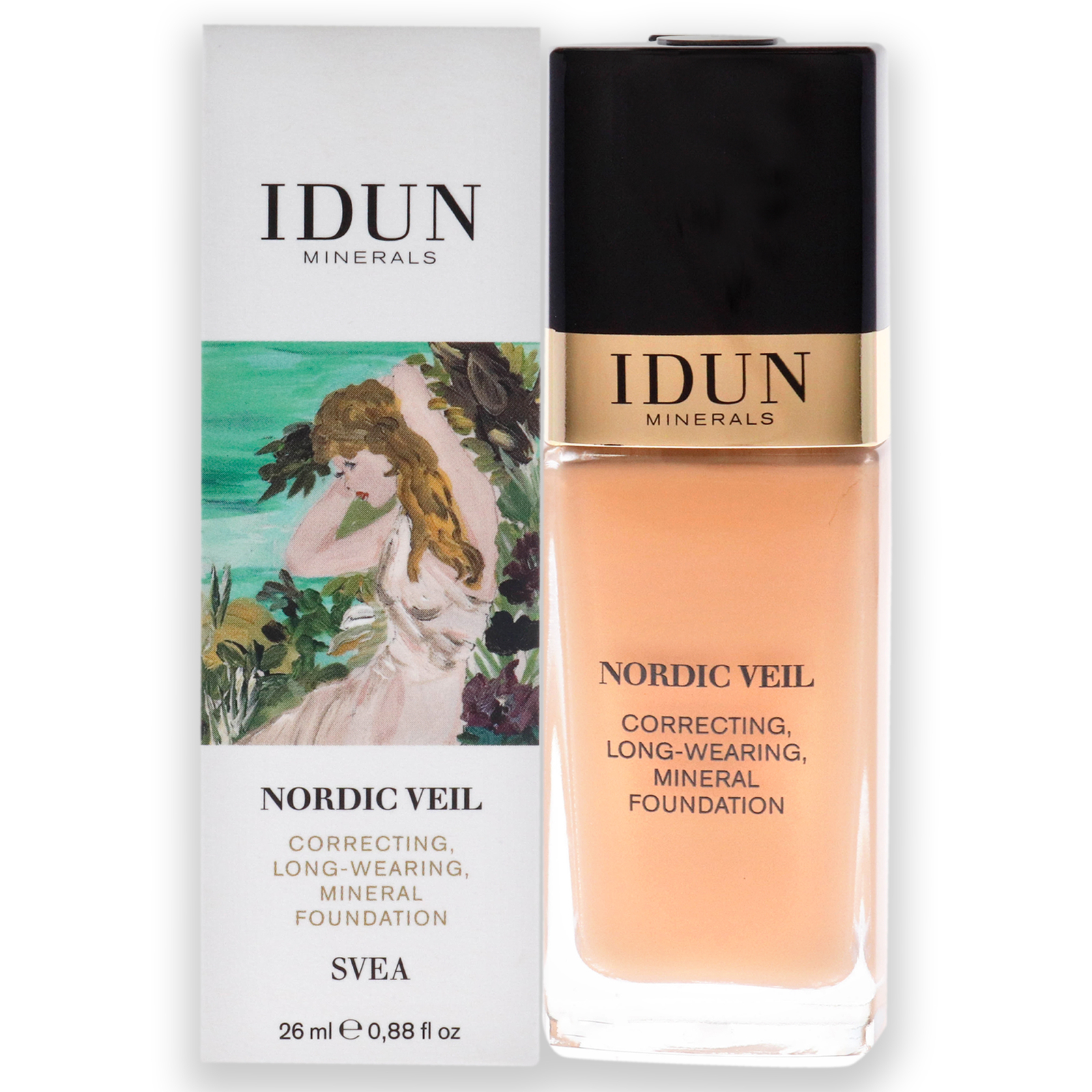 Nordic Veil Foundation – 309 Svea by Idun Minerals for Women – 0.88 oz
