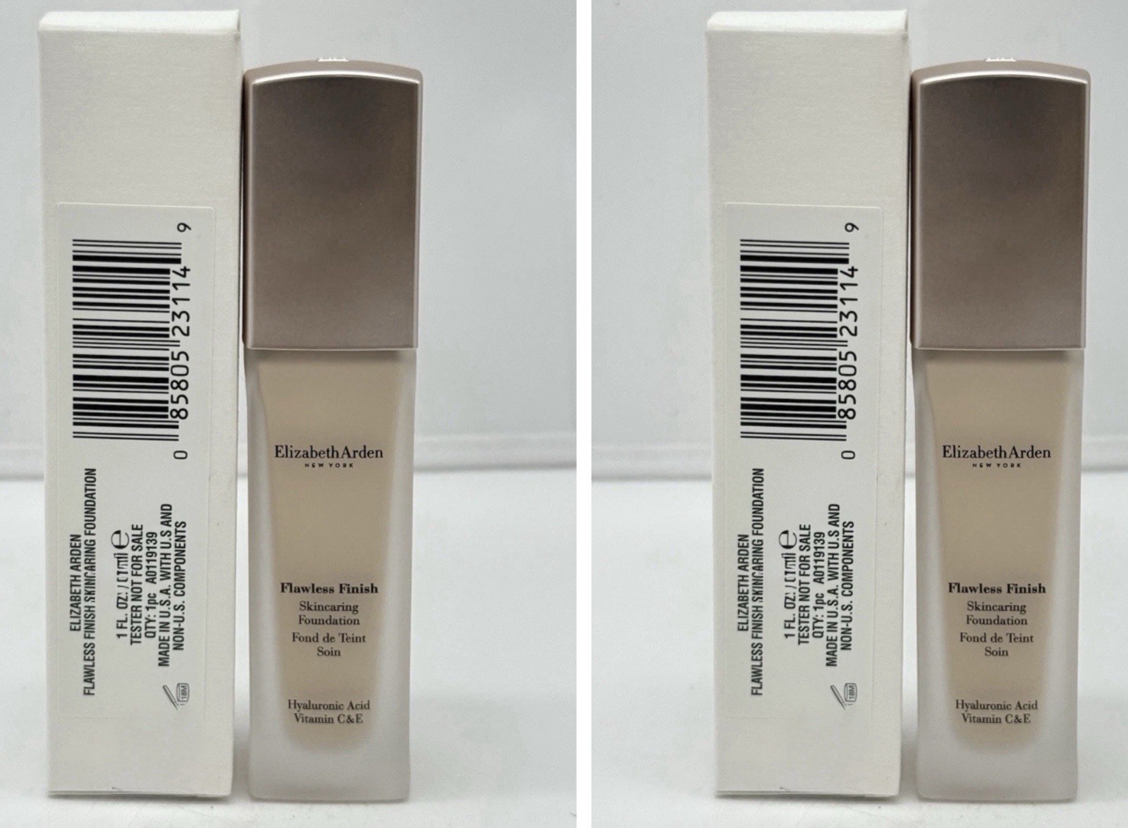 2 Pack ELIZABETH ARDEN LUXUROUS FLAWLESS FINISH SKIN FOUNDATION Caring #130W 1oz