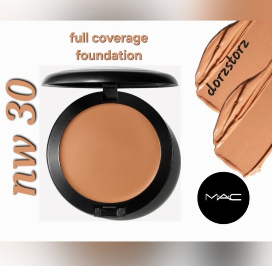 MAC Full Coverage Cream Foundation • NW30 • Full Size 1.0 oz • New in box