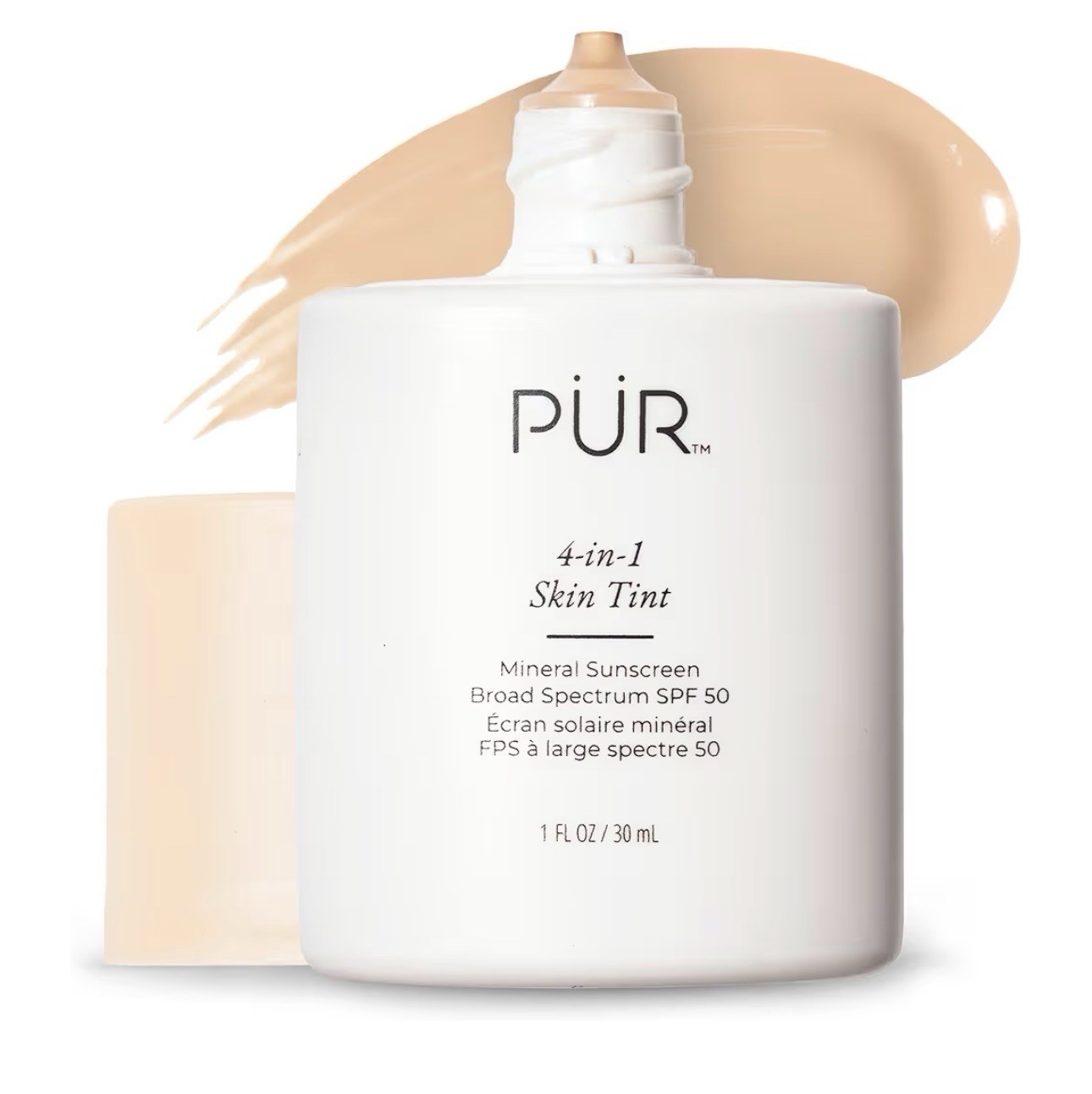PUR 4-in-1 Skin Tint Mineral SPF 50 LG3 1oz New Zinc Oxide exp. 06/2027
