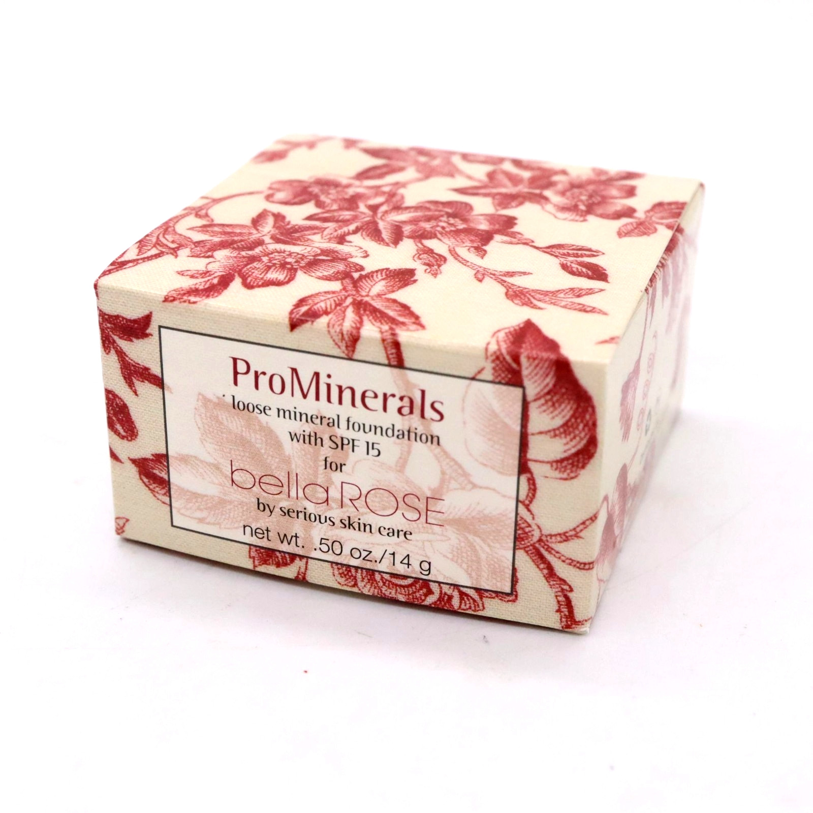 ProMinerals Bella Rose TAN Loose Mineral Foundation Serious SkinCare .50 oz NEW