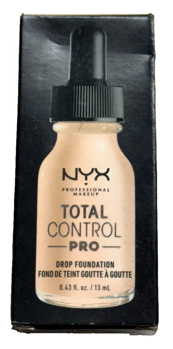NYX Total Control Pro Drop Foundation 0.43 fL.oz TCPDF03 PORCELAIN