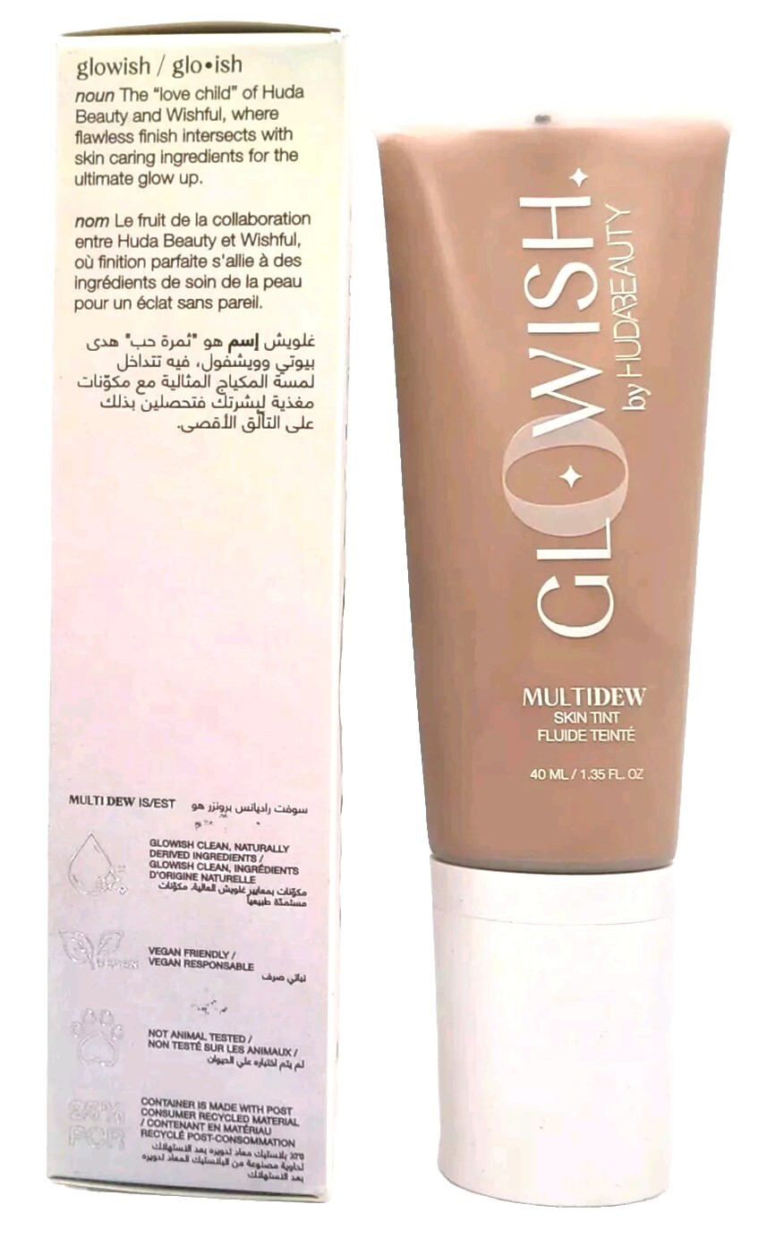 GloWish by Huda Beauty Multi Dew Skin Tint Medium #5 Full Size DISCONTINUED!