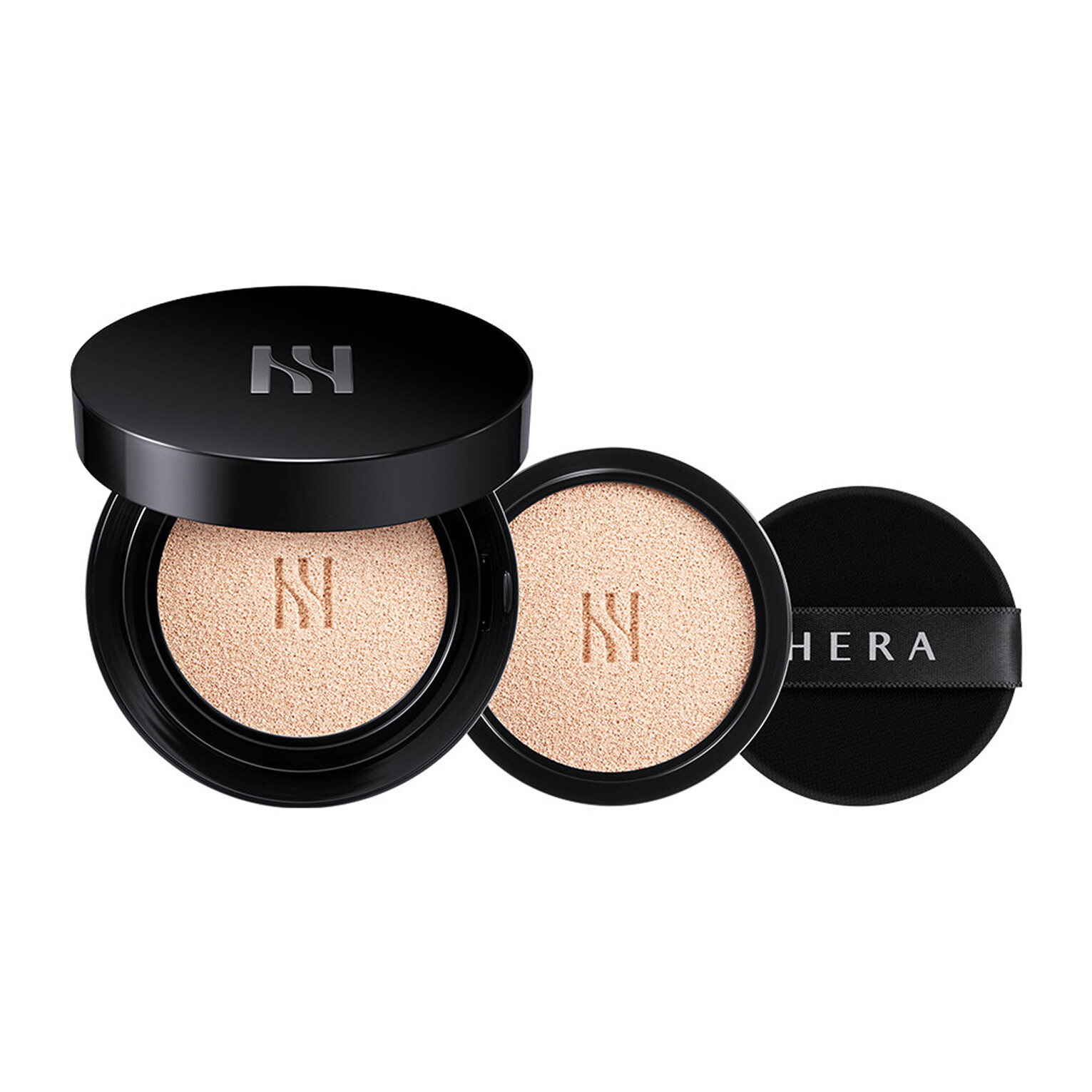 HERA 2024 NEW Black Cushion Foundation 15g + Refill 15g SPF34/PA++ K-Beauty