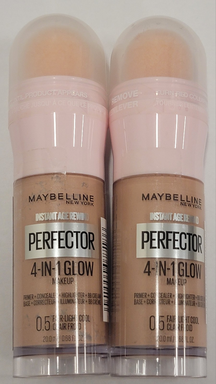 Maybelline Instant Age Rewind Perfector 4 in 1 Glow Makeup 0.5 Fair Light…