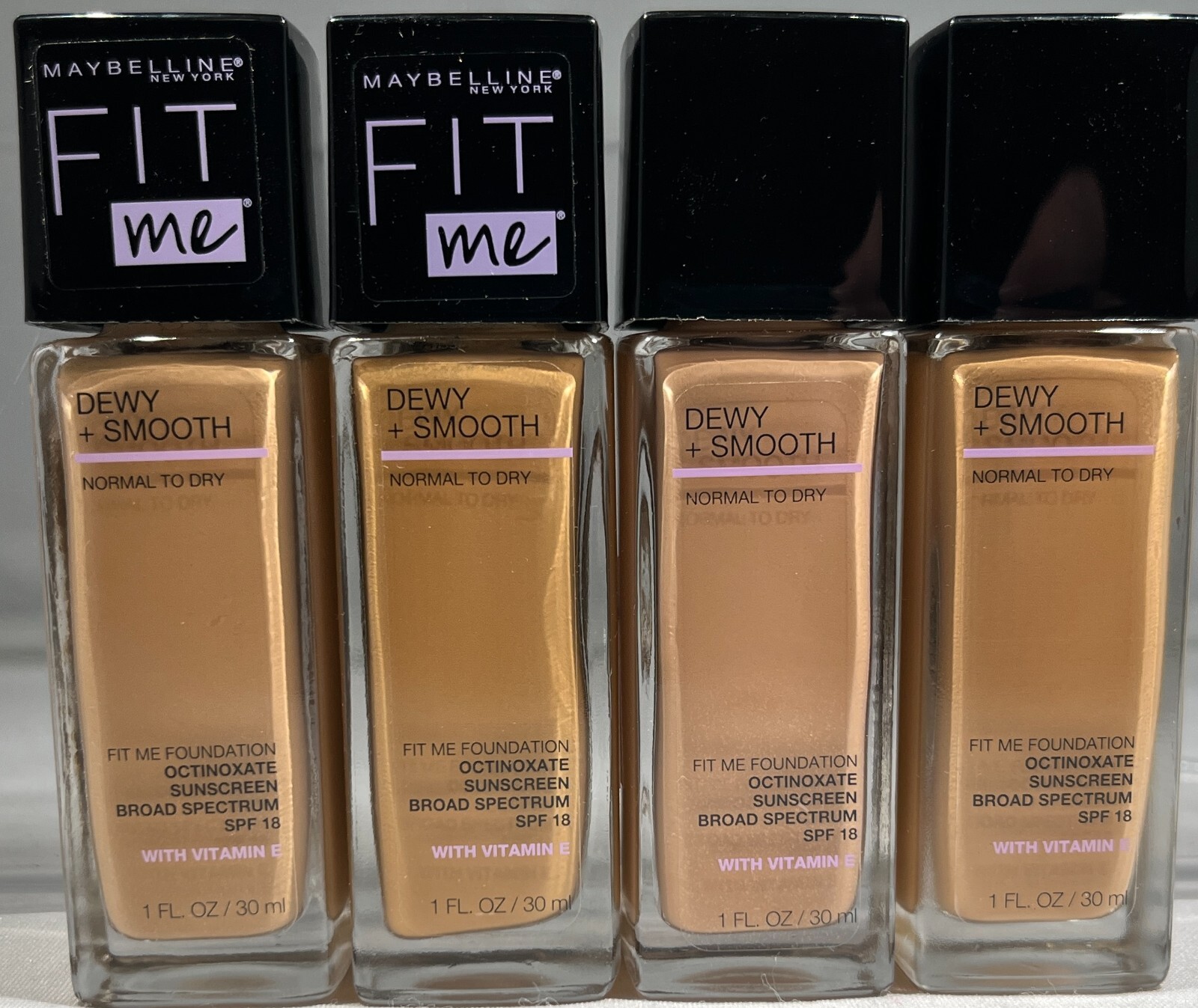 Maybelline Fit Me Foundation SPF 18 Dewy + Smooth Normal to Dry, 1 oz.