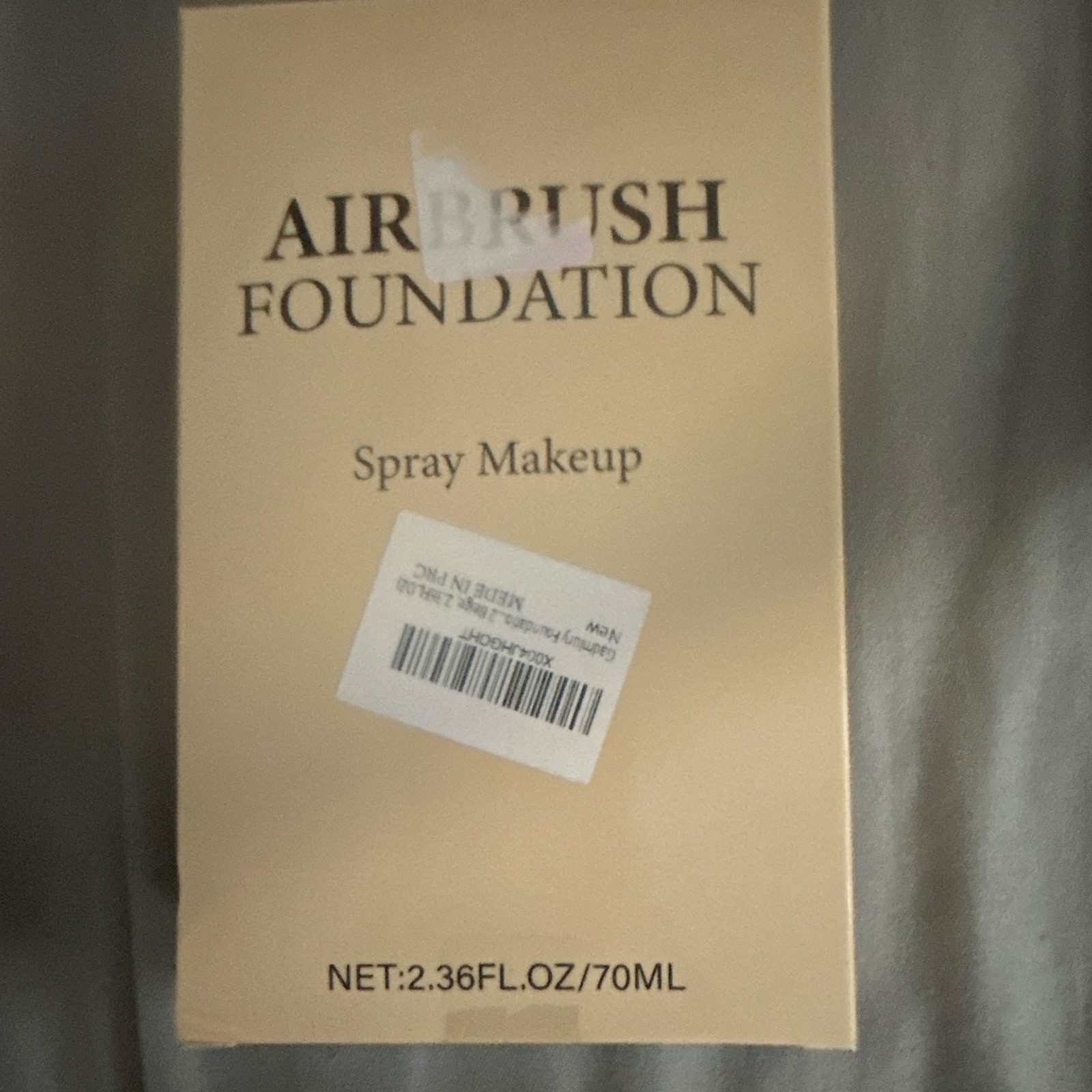Airbrush Foundation Spray Full Coverage Matte Lightweight Beige #02 2.36 fl oz