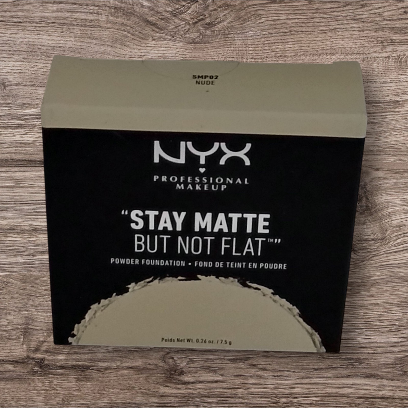 NYX Professional Makeup STAY MATTE BUT NOT FLAT Powder Foundation NUDE Sealed