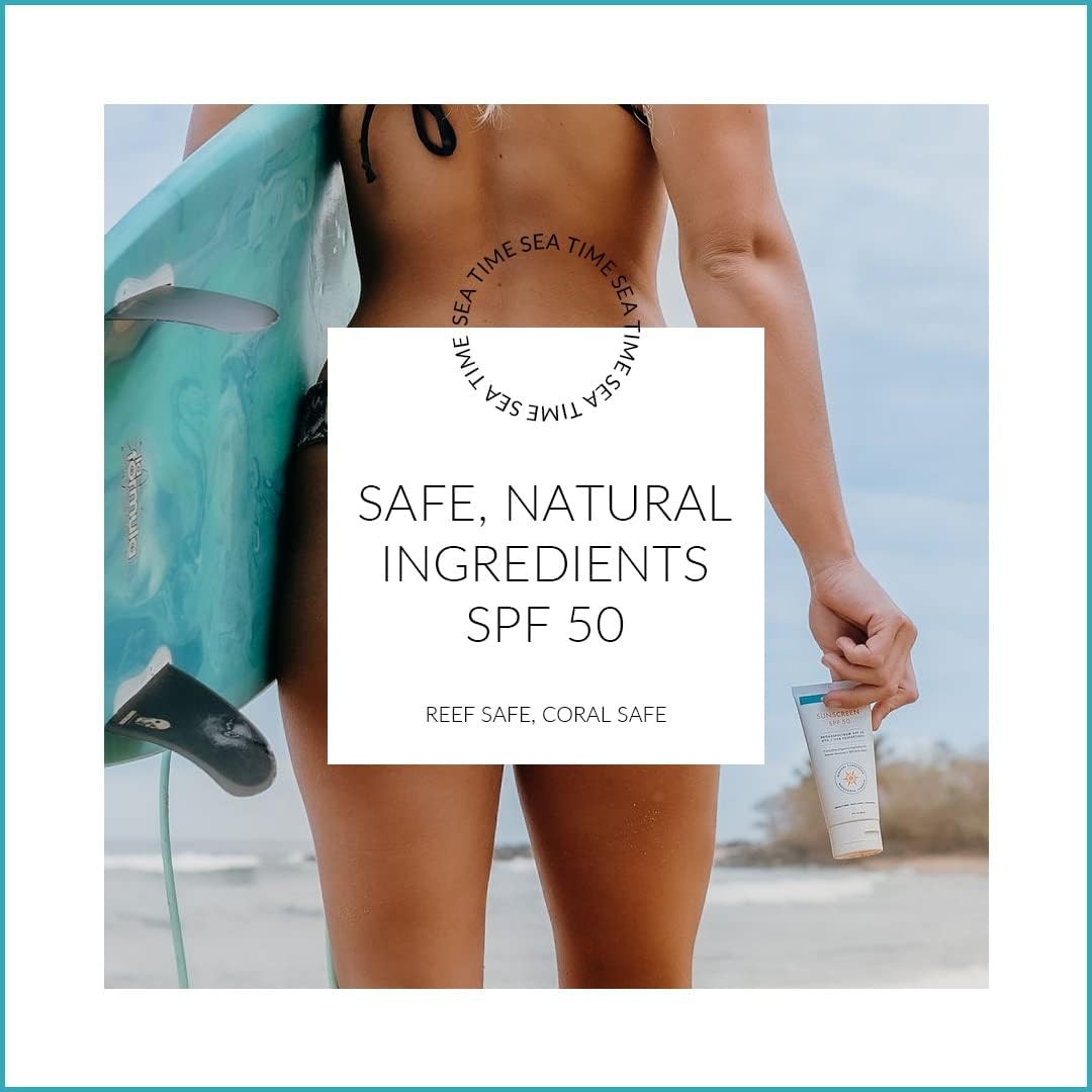 Reef Safe Mineral Sunscreen Travel Lotion 3 Ounce (Pack of 1), SPF 50