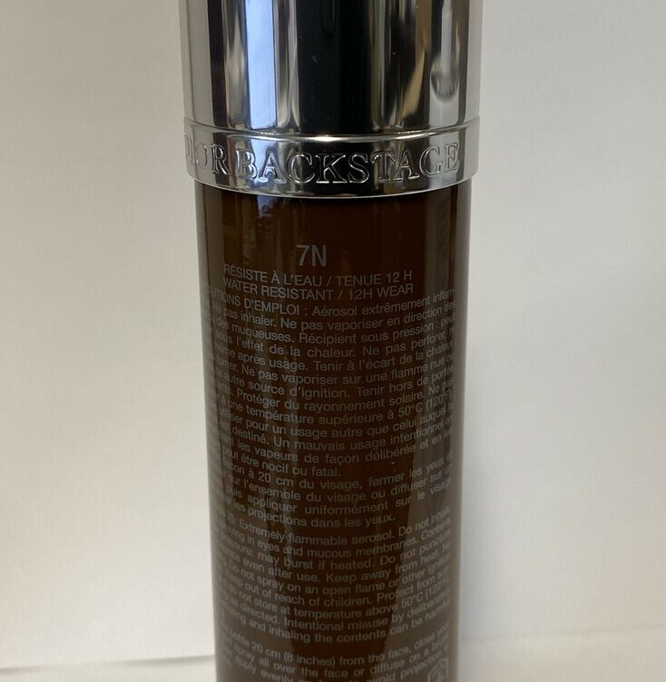 Dior Backstage Airflash Spray Foundation 7N 2.3 oz