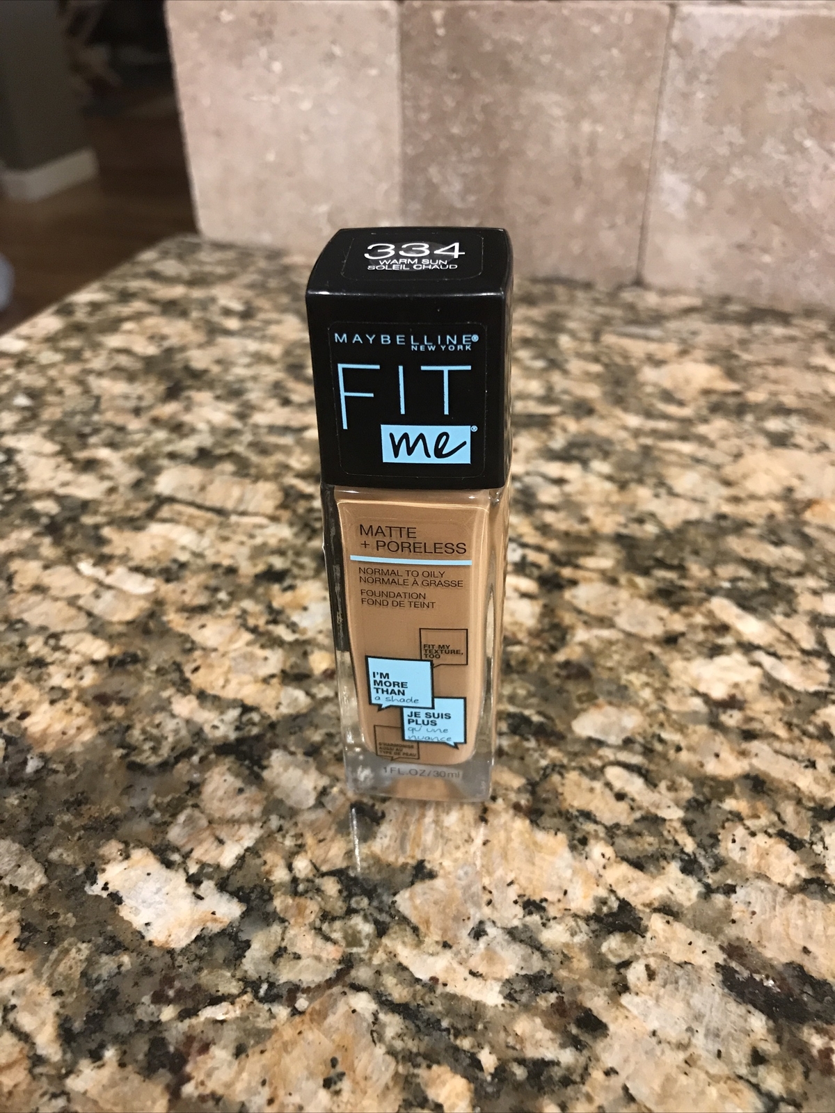 Maybelline New York FIT Me Matte Poreless Foundation 334 Warm Sun 1 fl oz