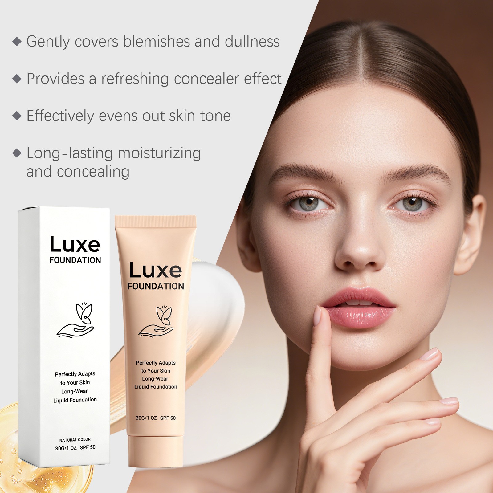 Luxe Foundation Colour Changing SPF 30, Luxe Foundation For Mature Skin
