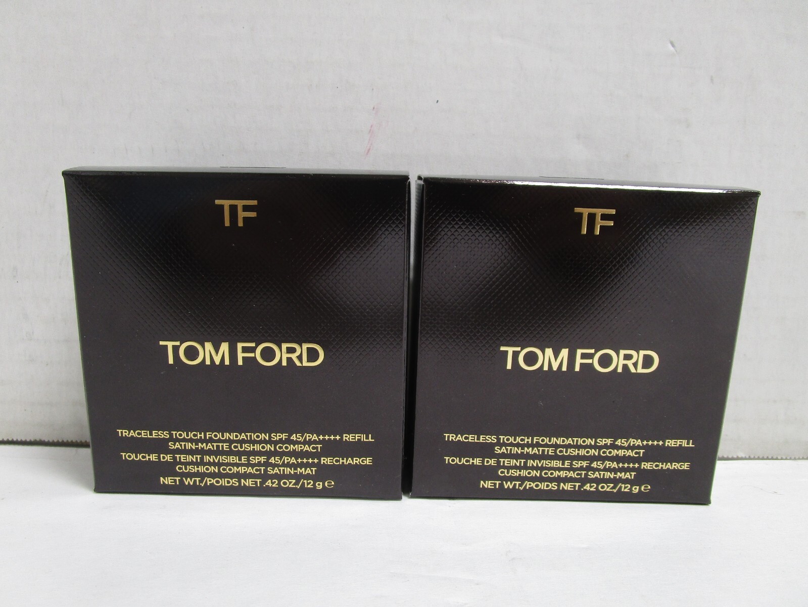 2- TOM FORD TRACELESS TOUCH Foundation CUSHION COMPACT REFILL .42oz NEW IN BOX!