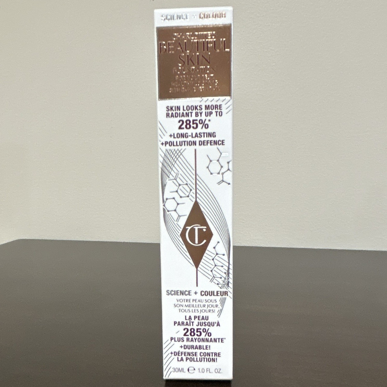 Charlotte Tilbury Beautiful Skin Long Lasting Foundation Shade 1 Neutral 1 fl oz