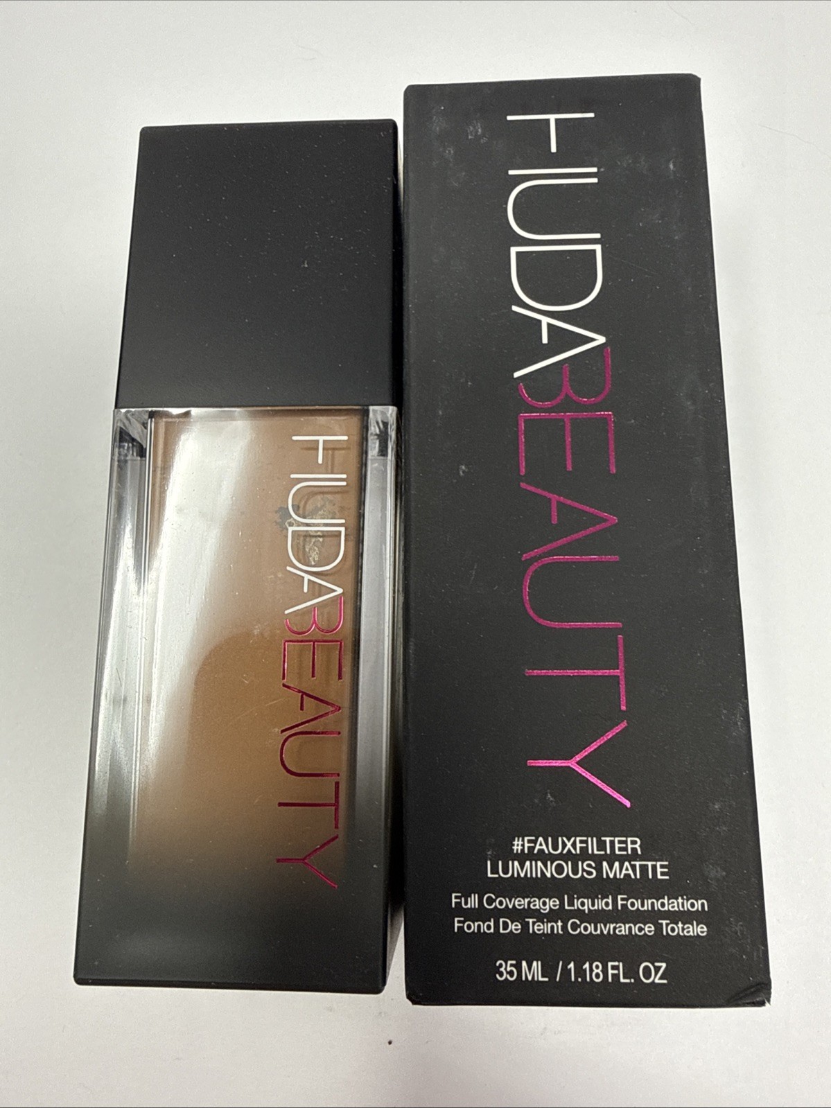 Huda Beauty FauxFilter Luminous Matte Liquid Foundation Cinnamon 440G BNIB