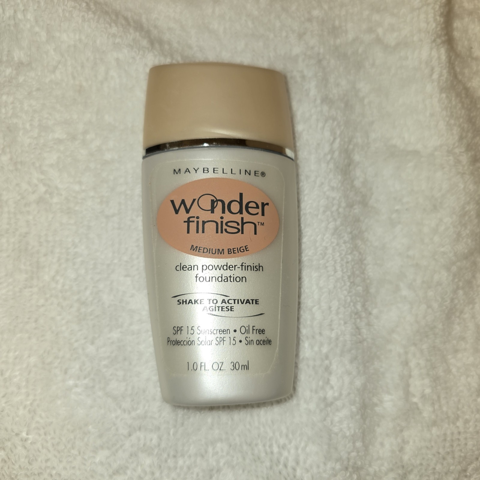 Maybelline Wonder Finish Liquid-to-Powder Foundation MEDIUM BEIGE NOS