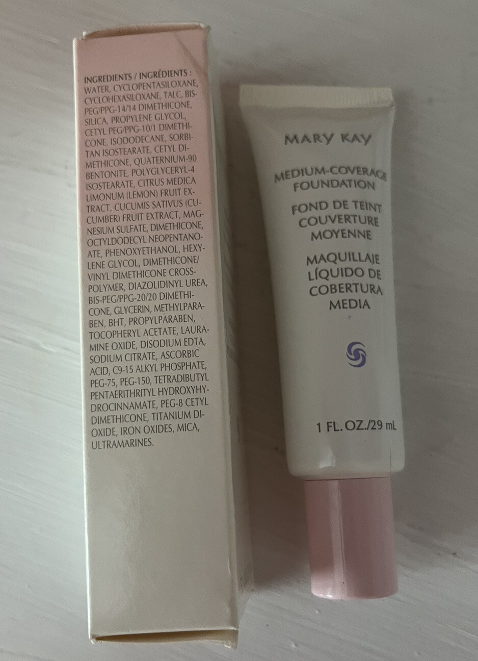 Mary Kay Foundation Medium Coverage IVORY 202 356800 Pink Cap