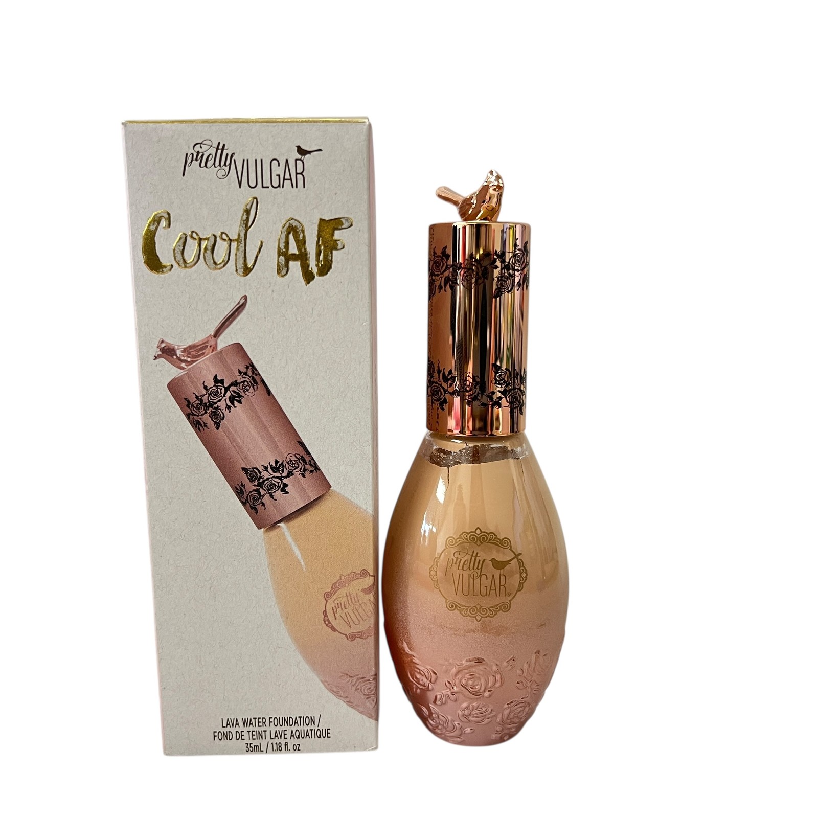 Pretty Vulgar v AF Lava Water Foundation 1.18 fl oz 15 In the Buff