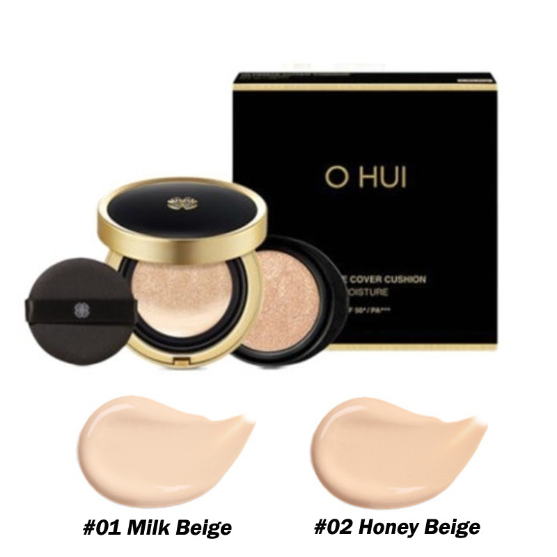 OHUI O HUI Ultimate Cover Cushion Moisture SPF50+ PA+++ 15g x 2ea #01 Milk Beige