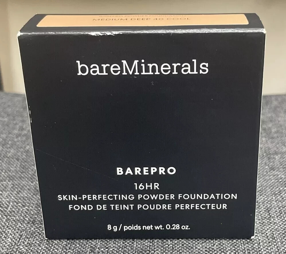 BareMinerals Barepro 16HR Skin Perfecting Foundation 40 Medium Deep Cool 0.28 Oz