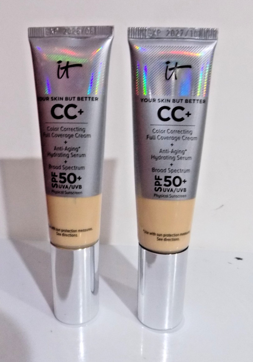 2~IT CC+ Color Correcting Cream ~Fair Warm~ 1.08oz EXP.(8/26 & 10/27)