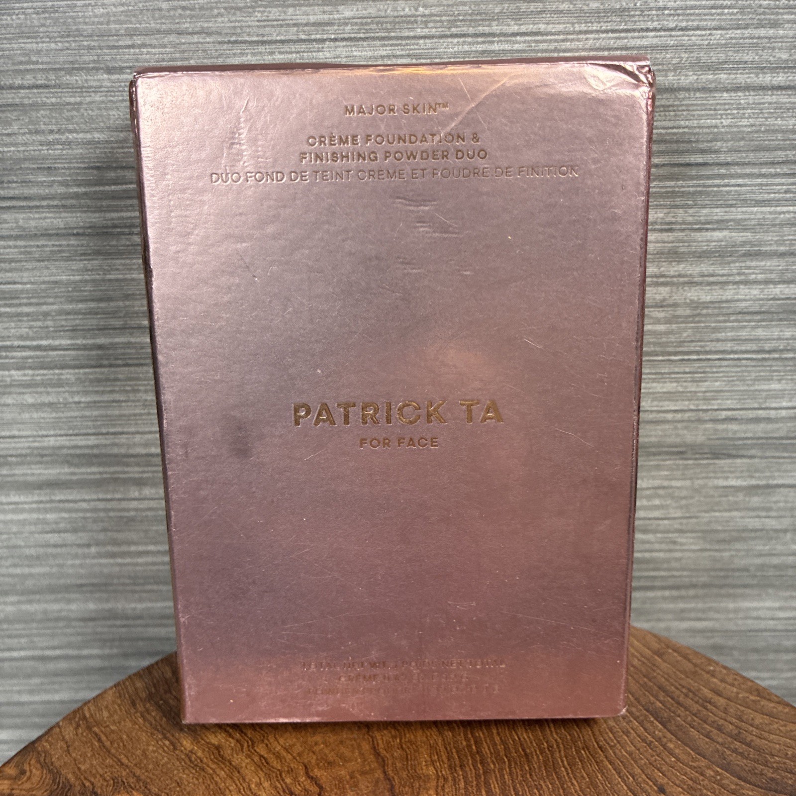 PATRICK TA Deep 1 Major Skin Crème Foundation and Finishing Powder Duo Brand New