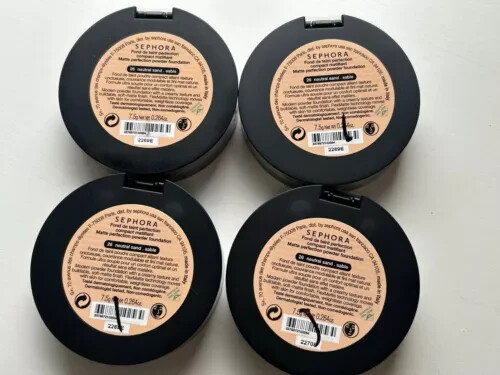 4X ~ Sephora Matte Perfection Powder Foundation ~ 26 Neutral Sand ~ Full Size