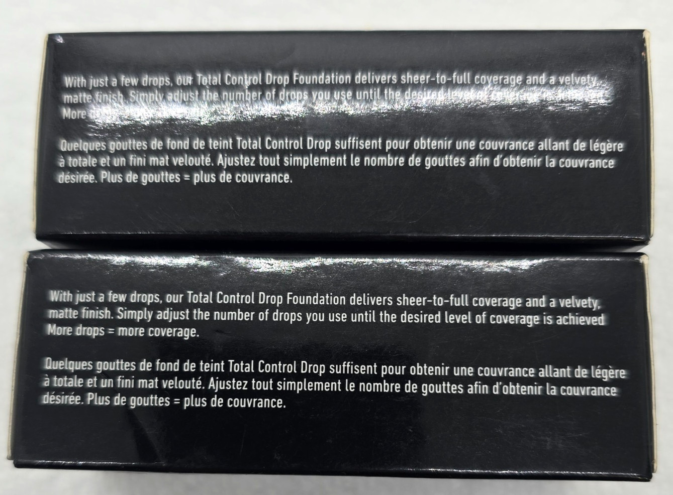2X NYX Pro Total Control Drop Foundation TCDF03 Porcelain .43oz