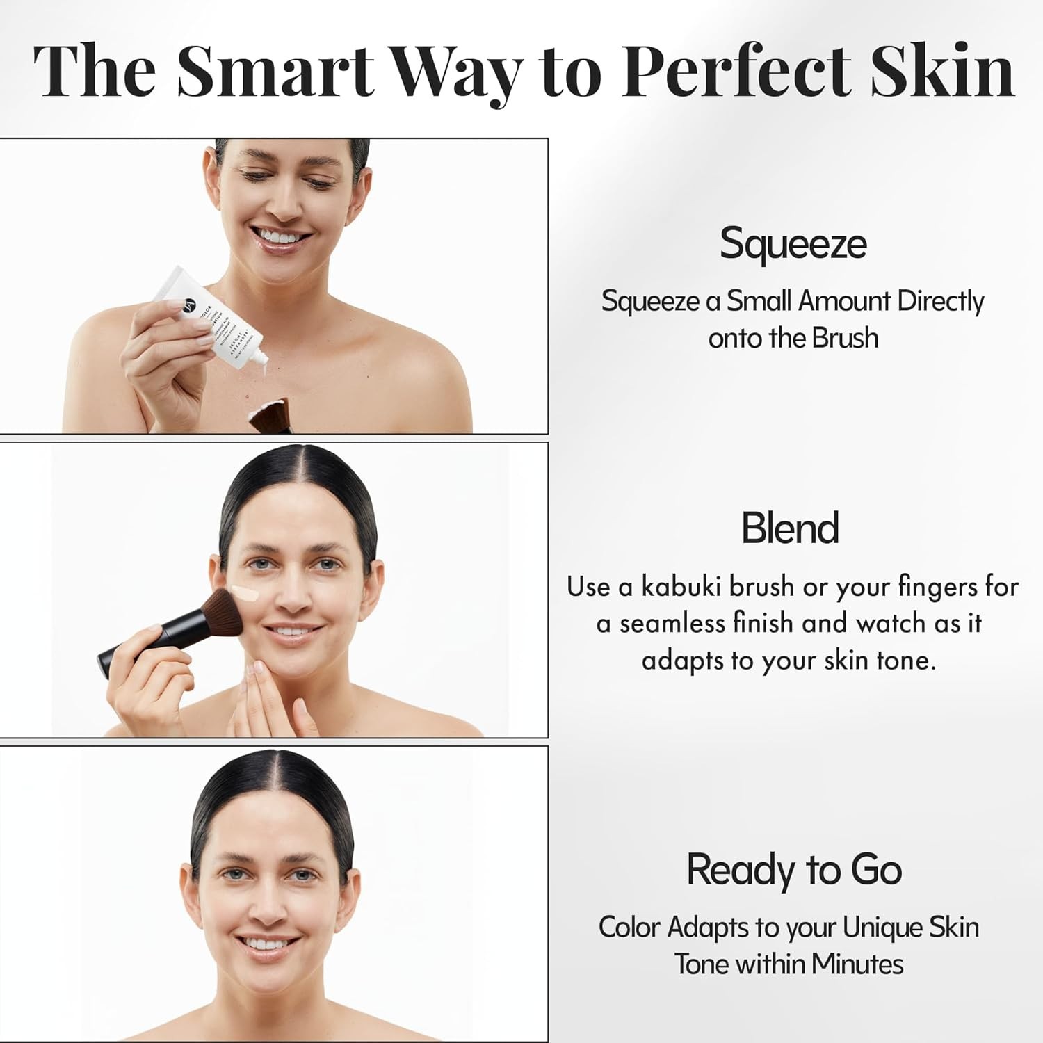 My Color Self-Adjusting Foundation, Hydrating & Lightweight Face Makeup, Skin…