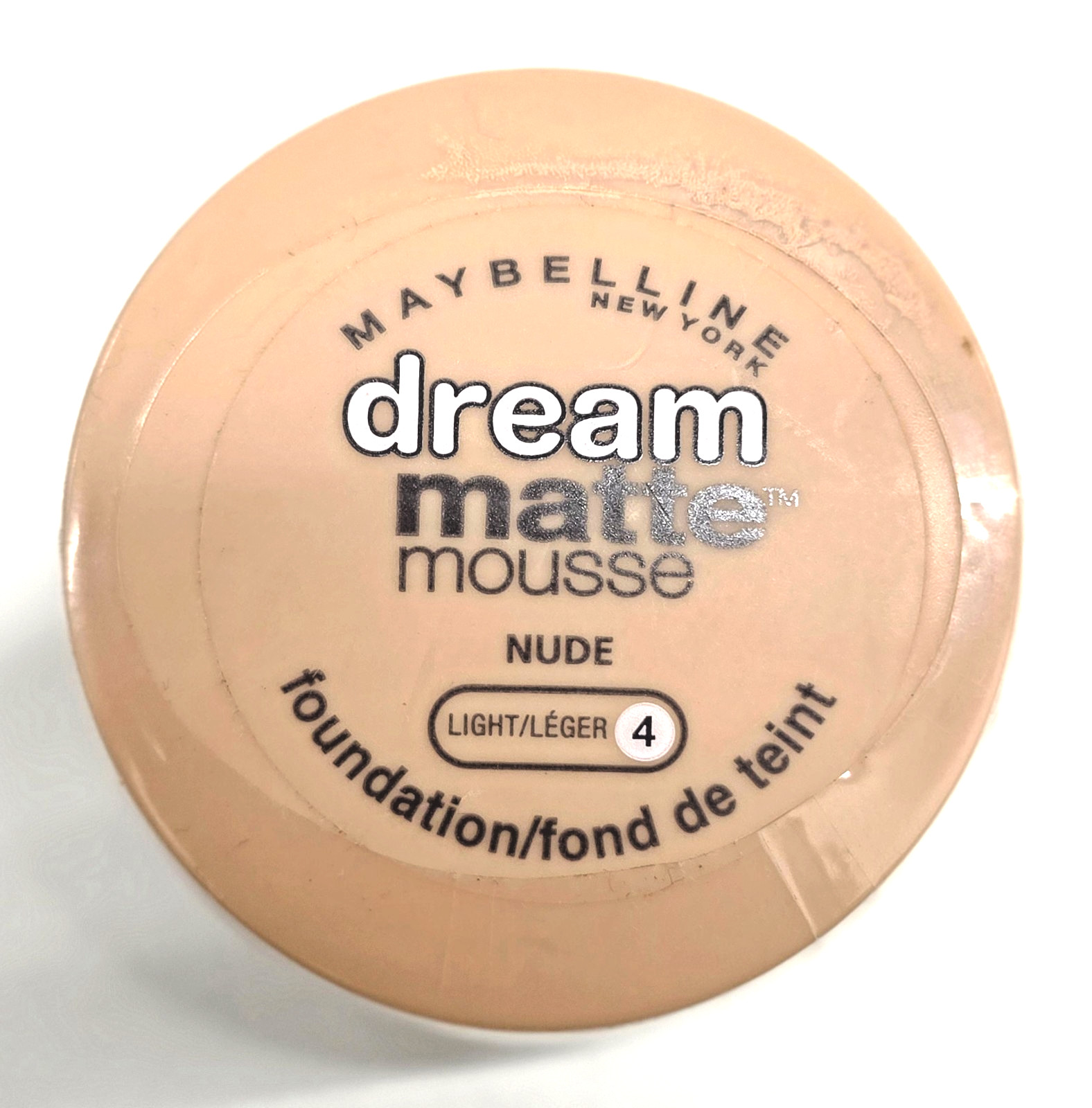 NEW Maybelline Dream Matte Mousse Foundation-NUDE(LIGHT 4)