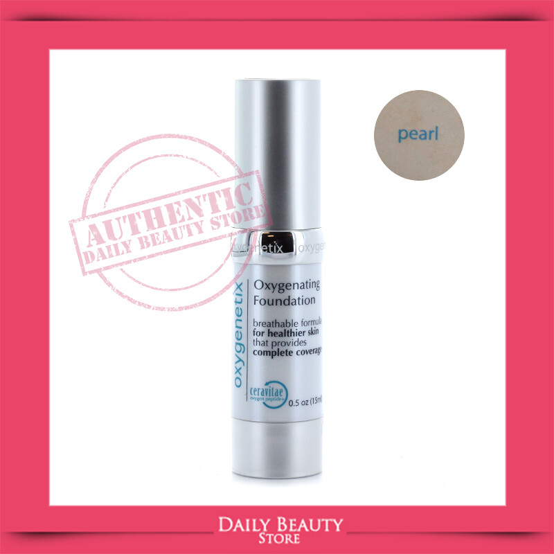 Oxygenetix Oxygenating Foundation 15ml 0.5oz Pearl NEW FAST SHIP