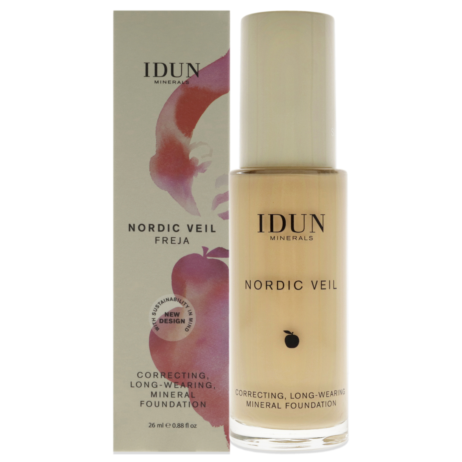 Nordic Veil Foundation – 306 Freja by Idun Minerals for Women – 0.88 oz