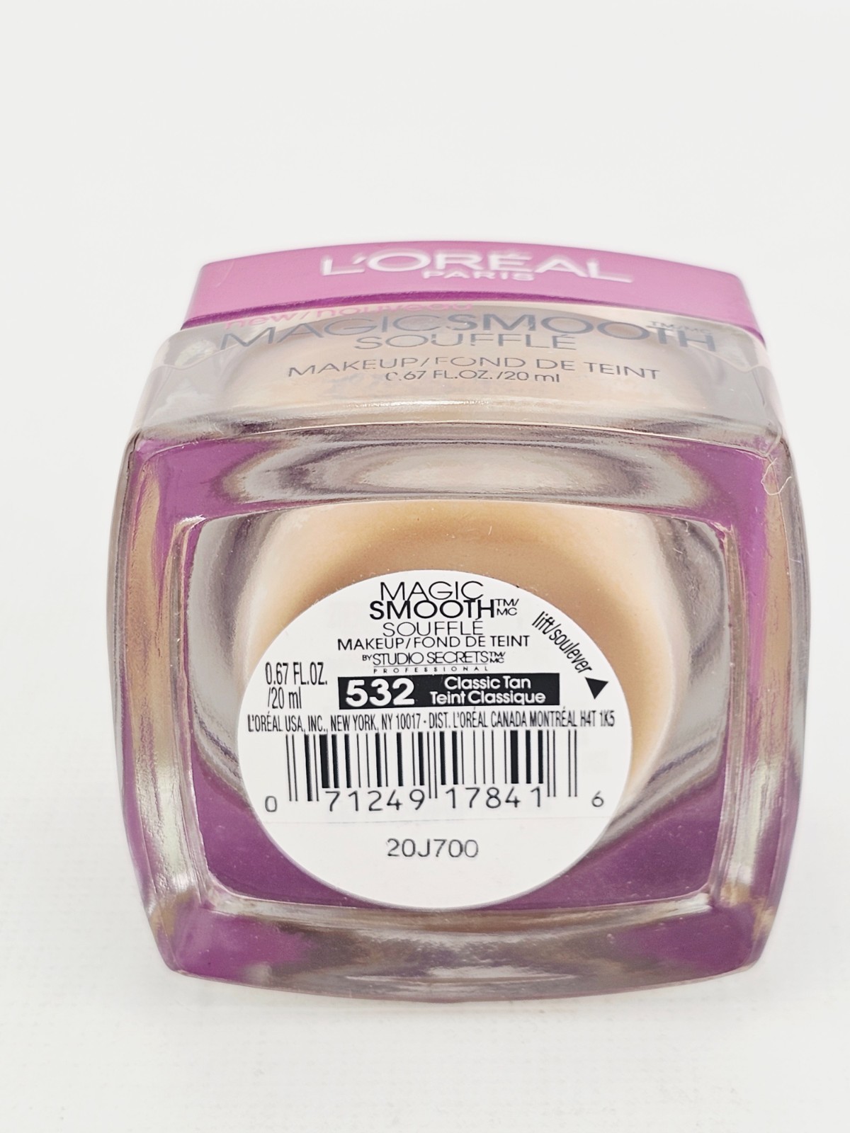 Loreal Magic Smooth Souffle Makeup Whipped Foundation 532 Classic Tan 0.67 oz
