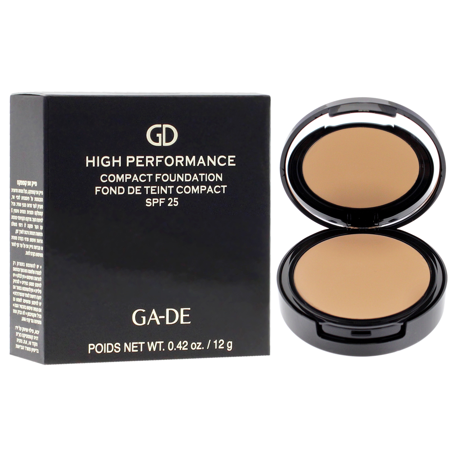 High Performance Compact Foundation SPF 25 – 01 Natural by GA-DE – 0.42 oz