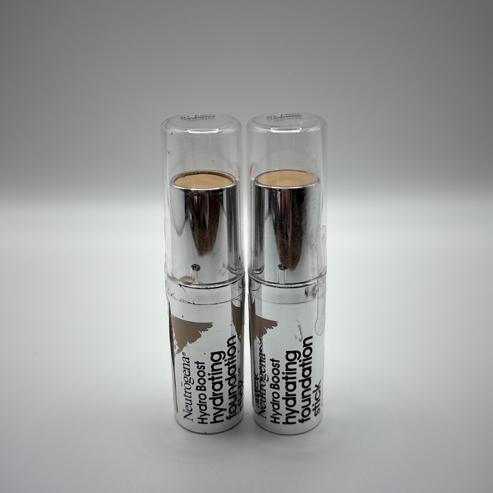 2 Pack New Neutrogena Hydro Boost Hydrating Foundation Stick Classic Ivory #10