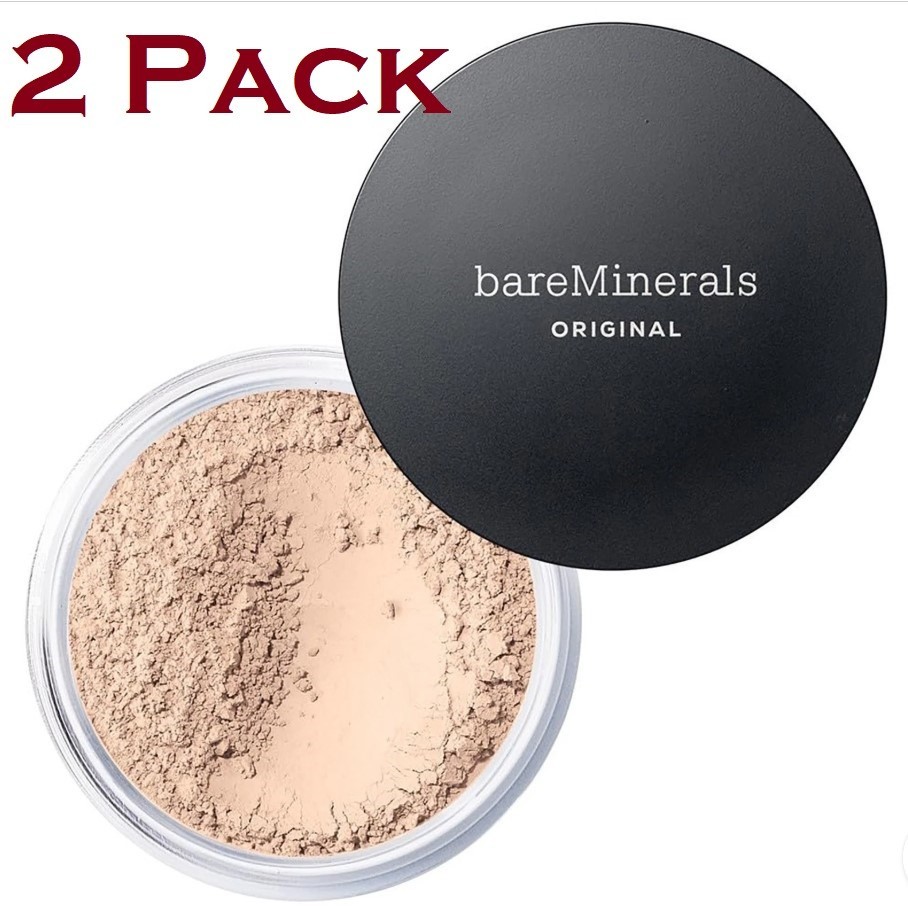 2 Pack BareMinerals Original MATTE Loose Foundation SPF 15 Fairly Medium 05