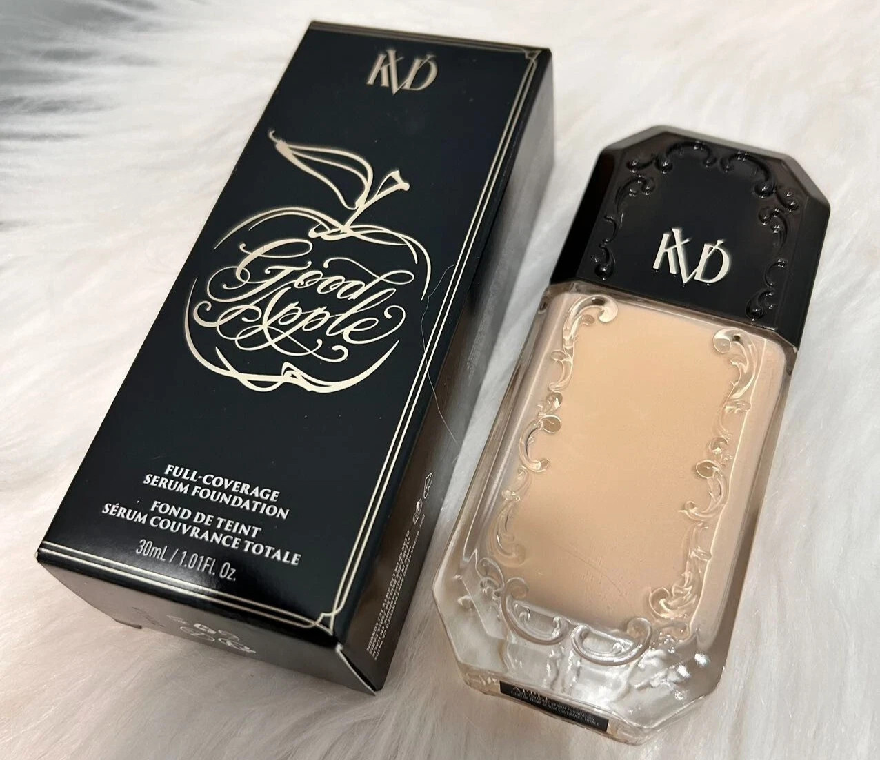 KAT VON D Beauty Good Apple Full Coverage Serum Foundation ~ LIGHT 015 ~ NIB