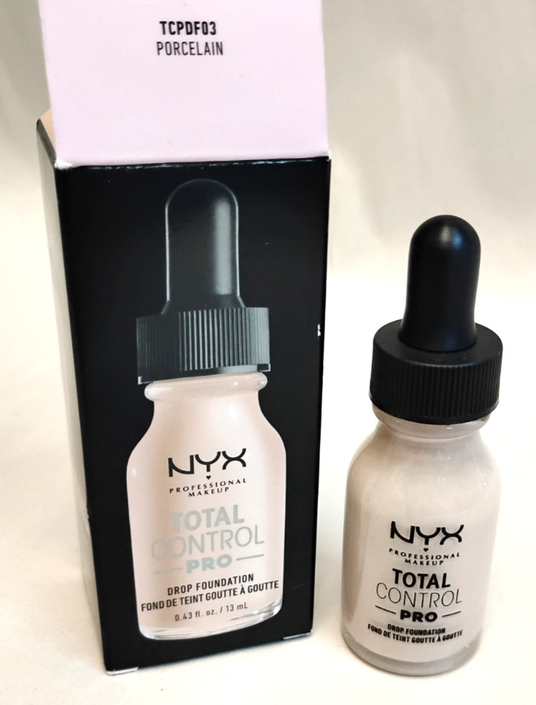 NYX Total Control Pro Drop Foundation 03 Porcelain Buildable Matte Coverage 0.43