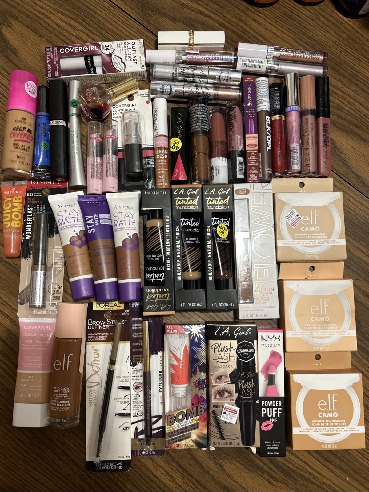 Make Up Bundle E.L.F. , Cover Girl, LA.girl ,￼rimmel, L’oreal , flower, NYX ,&